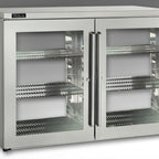 Thumbnail image #1 for Perlick Corporation PTR48 Pass-Thru Refrigerated Back Bar Cabinet, 48-Inch, Remote Refrigeration, 4 Solid Hinged Doors