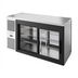 Thumbnail image #1 for True Premier Bar Pass-Thru Two-Section Refrigerated Back Bar Cooler, 60 In Wide, 4 Sliding Glass Doors