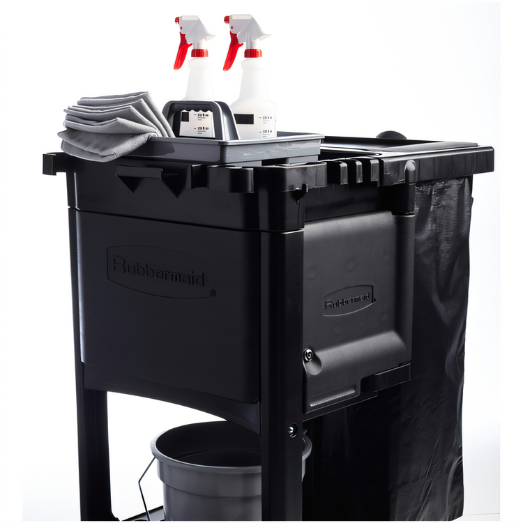 Product image #1 for Standard Locking Cabinet Door Kit for Executive Janitorial Cleaning Cart