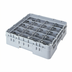 Thumbnail image #2 for Cambro Camrack Full-Size 20-Compartment Cup Rack with Soft Gray Extender