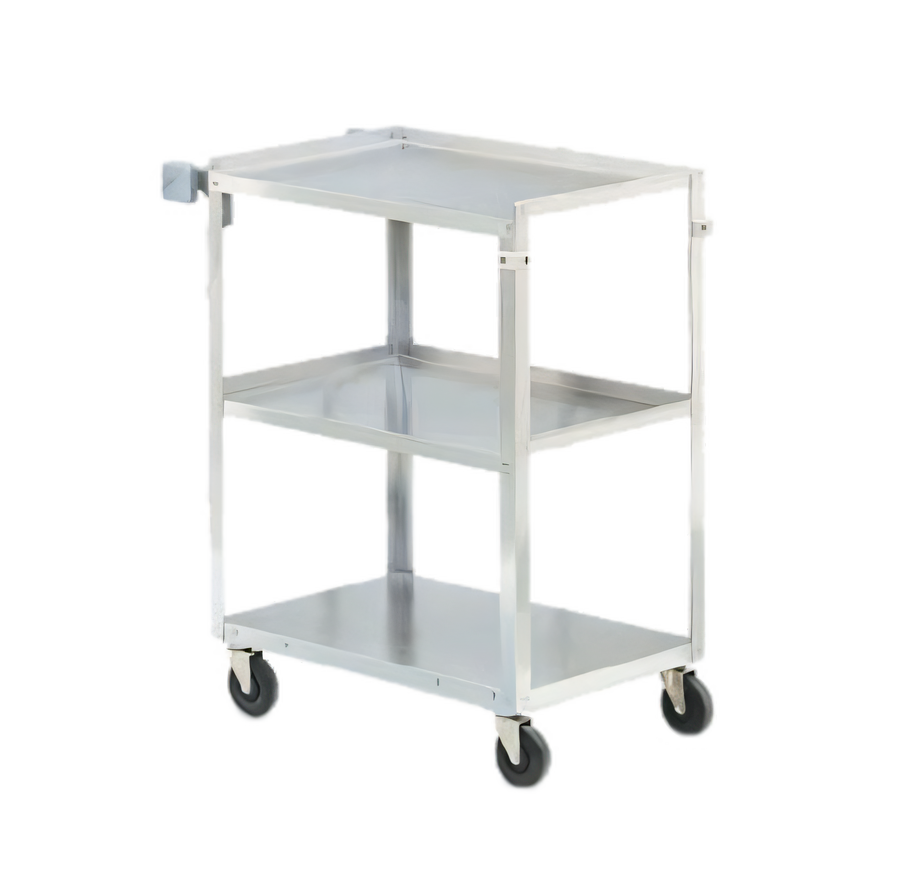 Product image #1 for Vollrath Stainless Steel 3-Shelf Utility Bus Cart, 400 lb Capacity