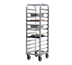 Thumbnail image #1 for New Age Lifetime Series Heavy-Duty Wide-Angle Aluminum Bun Pan Rack, 12-Slide, 73-Inch High
