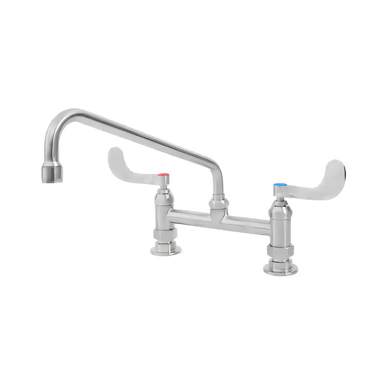 Product image #2 for EverSteel Double Pantry Deck-Mount Mixing Faucet with 12-Inch Swing Nozzle, 8-Inch Centers