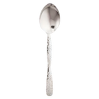 Thumbnail image #1 for American Metalcraft HM10SPO 10-Inch Solid Stainless Steel Buffet Serving Spoon with Hammered Handle Case of 72