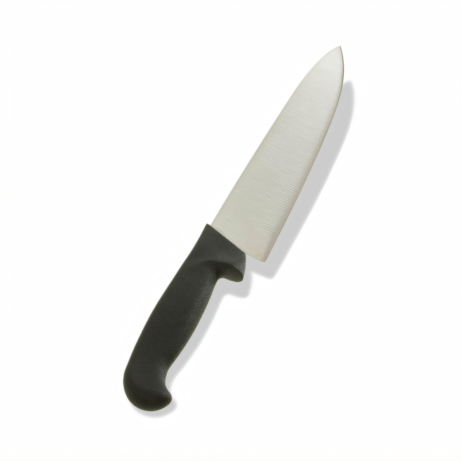 Product image #1 for Crestware 8 Inch Cook's Knife with High Carbon German Steel Blade and Black Polypropylene Handle