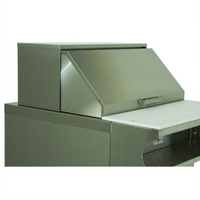 Advance Tabco RC-1 Flip-Up Hinged Stainless Steel Cover for 1-Well Hot Food Tables