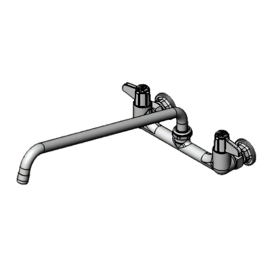 Product image #1 for Equip 8-Inch Center Wall-Mount Mixing Faucet with 16-Inch Swivel Nozzle