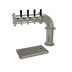 Thumbnail image #1 for Glastender Pipe Cantilever Countertop Draft Dispensing Tower, 4 Faucets, Glycol-Cooled, Mirror Finish