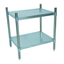 Thumbnail image #1 for BK Resources 31 x 24 x 38 Inch Stationary Dry Storage Shelving Unit with 2 Adjustable Galvanized Shelves