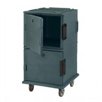 Thumbnail image #1 for Cambro Ultra Camcart® UPC1600191 Double-Compartment Front-Loading Insulated Food Pan Cart, 120 Qt.
