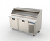 Thumbnail image #1 for Randell 68-Inch 2-Section Refrigerated Raised Rail Prep Table with Right-Side Compressor, 30 x 1/6 Pan Capacity