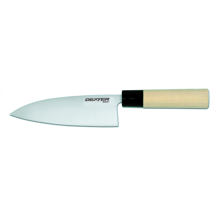 Product image #1 for Dexter-Russell Basics 6-1/2 Inch Japanese Deba Knife with Magnolia Wood Handle