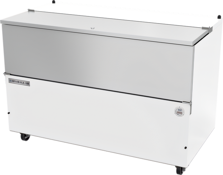 Product image #1 for Beverage-Air SM58HC-W-02 Single Access Cold Wall School Milk Cooler, 58 Inch, White, 22.63 Cu. Ft.