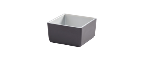 Product image #1 for American Metalcraft Unity Collection 10 oz Square Melamine Bowl, Graphite