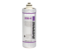 Everpure 2CB5-K Replacement Water Filter Cartridge, Case of 6, 3,000 Gallons, 5 Micron