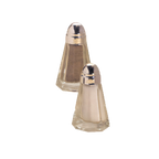 Thumbnail image #1 for American Metalcraft BPNS115 Paneled Glass Salt or Pepper Shaker, Chrome Bullet Cap, 1-1/2 oz. Case of 72