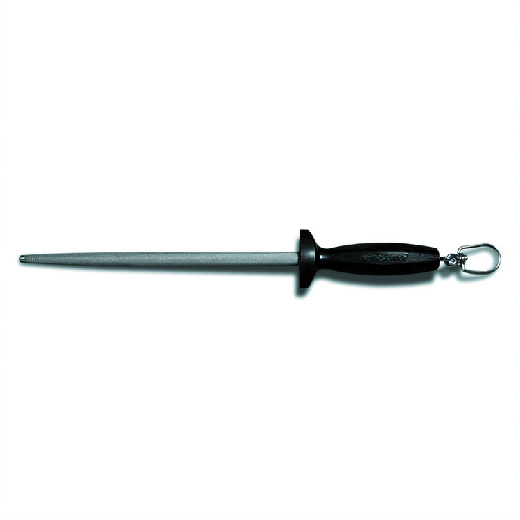 Product image #1 for Dexter Russell Traditional 10-Inch Coarse Sharpening Steel with Black Polypropylene Handle
