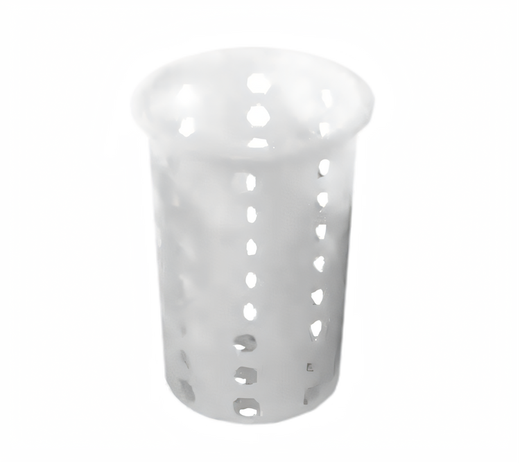 Product image #1 for Dishwasher Safe Frost White Polyethylene Silverware Cylinder