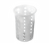 Thumbnail image #1 for Dishwasher Safe Frost White Polyethylene Silverware Cylinder