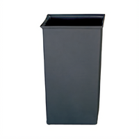 Rubbermaid Commercial Products 35.5-Gallon Gray Square Rigid Liner