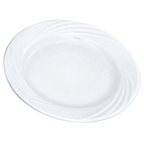 Thumbnail image #2 for Crestware Firenze FR21 Ceramic Saucer, 5-1/2", Swirl Embossed, Vitrified Case of 3