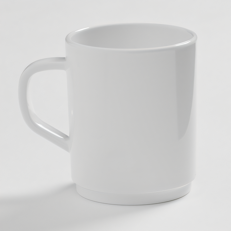 Product image #1 for Jane 10 oz White Stackable Tritan Mug with Handle