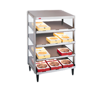 Hatco Glo-Ray Countertop Pass-Thru Quad Slant Shelf Pizza Warmer, 36 x 18 Inch, 2.88 kW