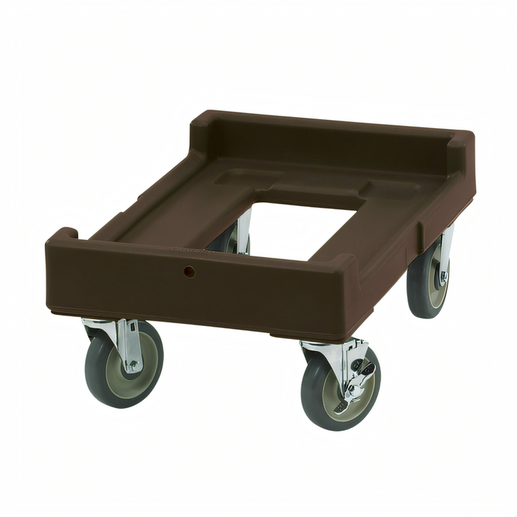 Product image #1 for Cambro Camdolly Open Frame Food Carrier Dolly, 300 lb Capacity, Dark Brown
