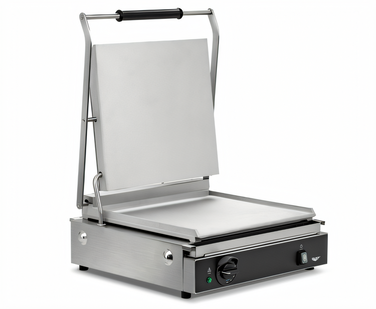 Product image #1 for Vollrath Super-Size Countertop Panini Sandwich Grill with Smooth Aluminum Plates, Manual Controls