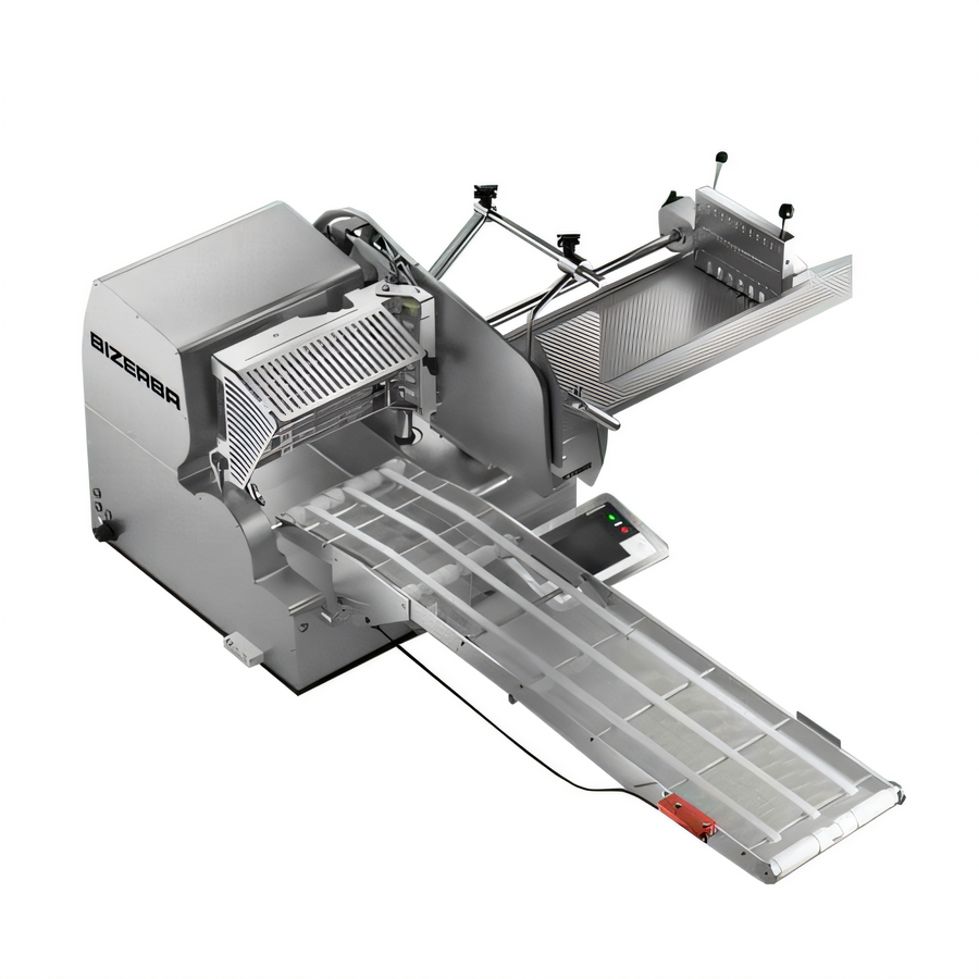 Product image #1 for Bizerba VSI 330F TC-W-400 Fully Automatic Vertical Slicing System with Integrated Portion Scale and Transport Conveyor