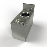 BK Resources Underbar Speed Station with Push-Down Glass Rinser and Dipper Well Faucet