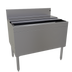 Thumbnail image #1 for Glastender Extra Deep Stainless Steel Underbar Ice Bin with 10-Circuit Cold Plate, 36 x 24 Inches