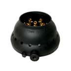 Thumbnail image #1 for Town Equipment 226916P W/PLT 16-Tip Propane Volcano Burner with Plate, 53,000 BTU, for 13-Inch or 16-Inch Chamber