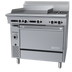 Thumbnail image #1 for Garland Cuisine Series Heavy Duty 36-Inch Gas Range with Thermostatic 24-Inch Griddle, Two Open Burners, and Standard Oven