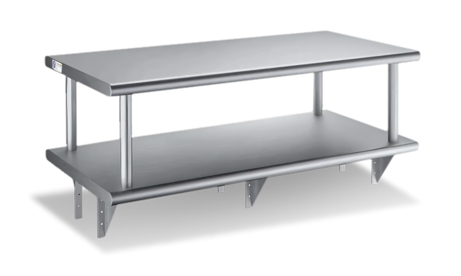 Product image #1 for Heavy Duty Double Pass-Thru Shelf With Over Shelf