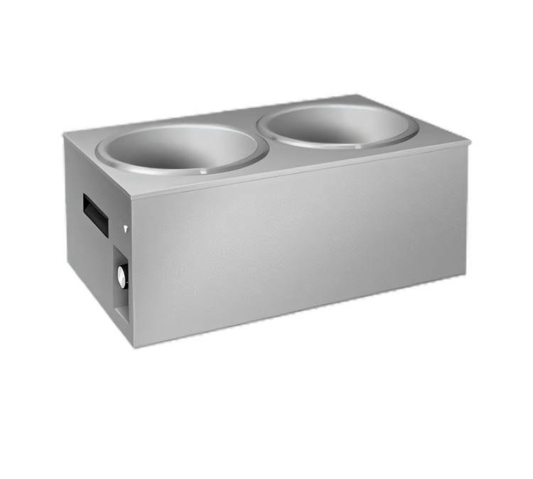 Product image #1 for Hatco Countertop Dual-Well Wet Soup Warmer, 2 x 11 Qt., 750W, 120V