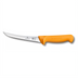 Thumbnail image #1 for Swibo 6-Inch Curved Semi-Stiff Boning Knife with Orange Polyamide Handle