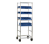 Thumbnail image #1 for New Age Mobile Full-Height Open-Side Aluminum Cup/Glass Cart for 6 20 x 20 Racks