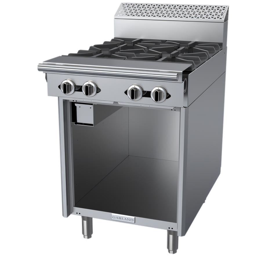 Product image #1 for Garland Cuisine Series 24-Inch Heavy Duty Gas Add-A-Unit Range, 4 Open Burners, Open Cabinet Base