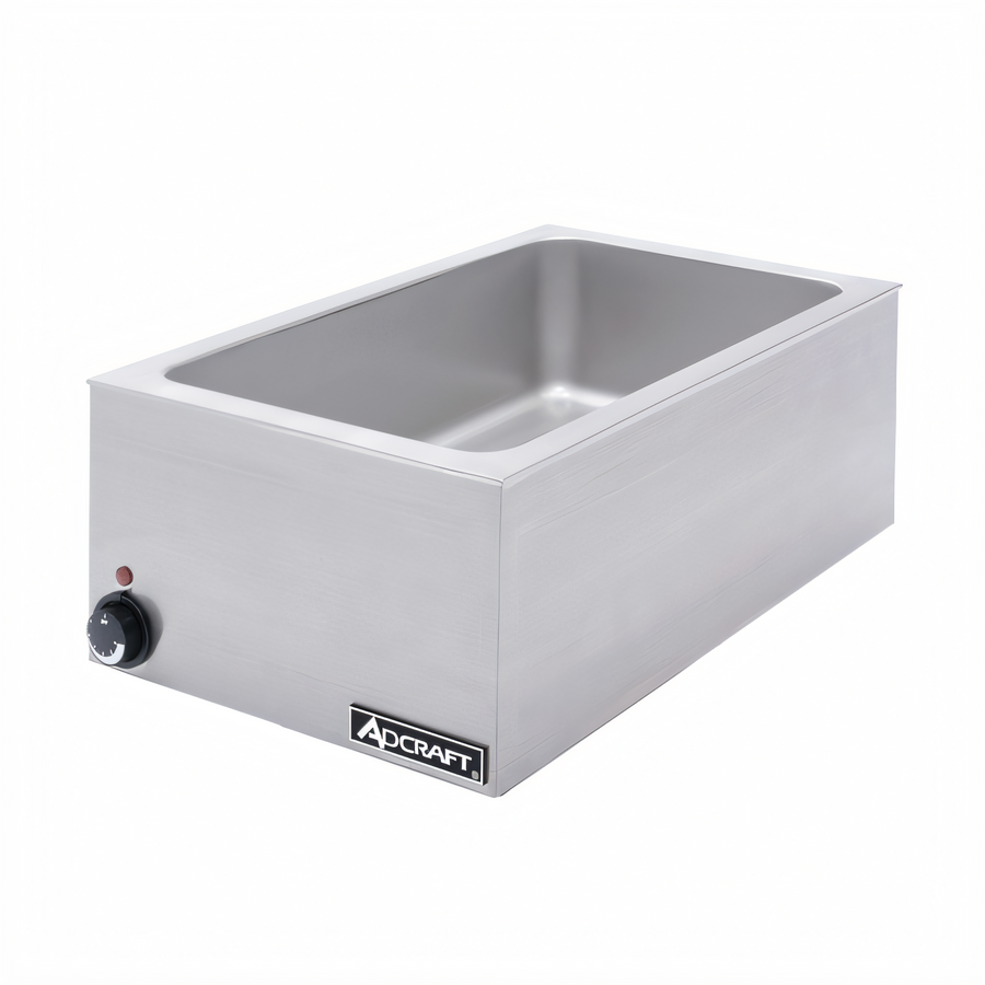 Product image #1 for Admiral Craft Full Size Countertop Wet Well Food Warmer, Stainless Steel, 120V