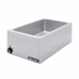 Thumbnail image #1 for Admiral Craft Full Size Countertop Wet Well Food Warmer, Stainless Steel, 120V