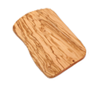American Metalcraft Olive Wood Rectangular Serving Board, 12 x 7-3/4 x 3/4 Inch