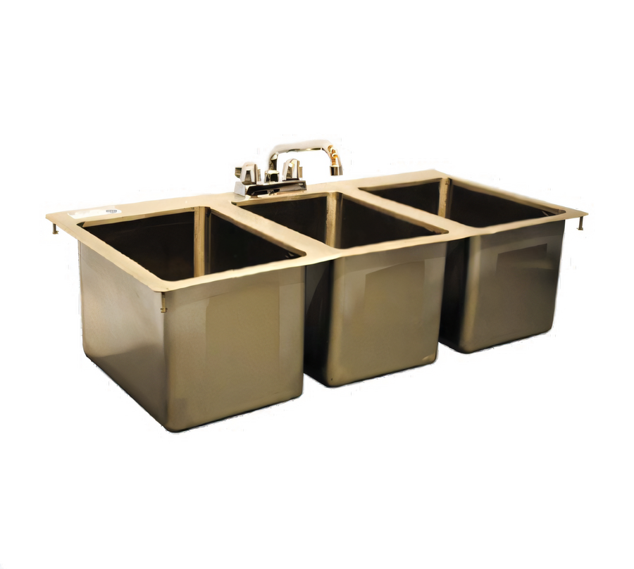 Product image #1 for Serv-Ware DIS-3C1014-CWP-V Serv-Ware Compartment Sinks