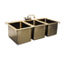 Thumbnail image #1 for Serv-Ware DIS-3C1014-CWP-V Serv-Ware Compartment Sinks