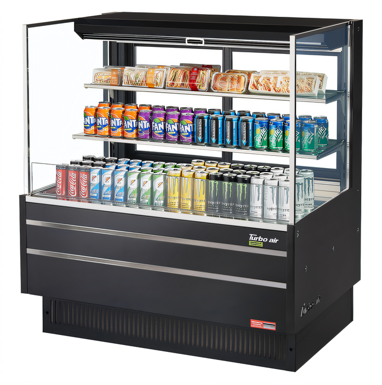 Product image #1 for Turbo Air 46-3/4-Inch Low-Profile Horizontal Open Display Merchandiser, 15.2 Cu. Ft., Self-Contained R290 Refrigeration