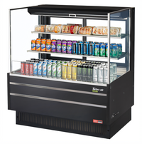 Turbo Air 46-3/4-Inch Low-Profile Horizontal Open Display Merchandiser, 15.2 Cu. Ft., Self-Contained R290 Refrigeration