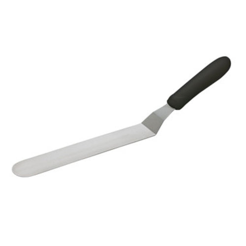 Product image #1 for Winco Black Ergo Handle Offset Spatula with 8-1/2 x 1-1/2 Inch Blade