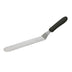 Thumbnail image #1 for Winco Black Ergo Handle Offset Spatula with 8-1/2 x 1-1/2 Inch Blade
