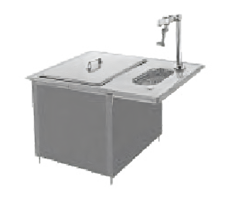 Product image #1 for Drop-In Stainless Steel Ice & Water Unit with 44 lb Insulated Ice Chest