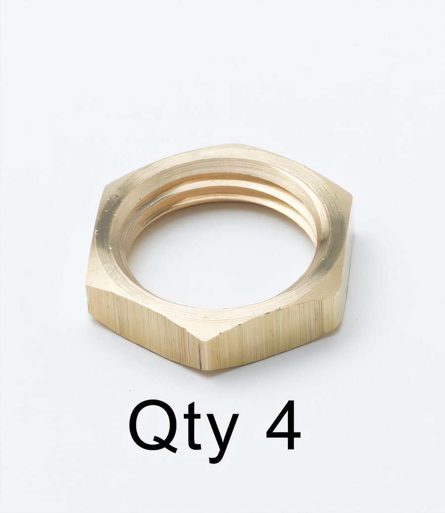Product image #1 for Brass Faucet Lock Nuts, 1/2-14NPSL